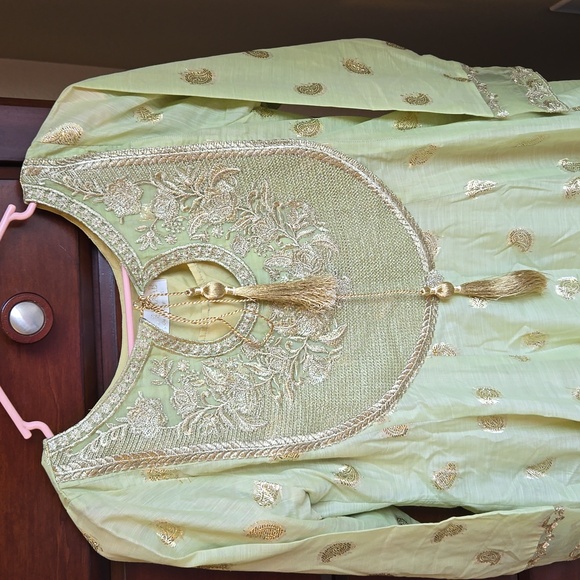 Pakistani designer shalwar kameez - Picture 2 of 10